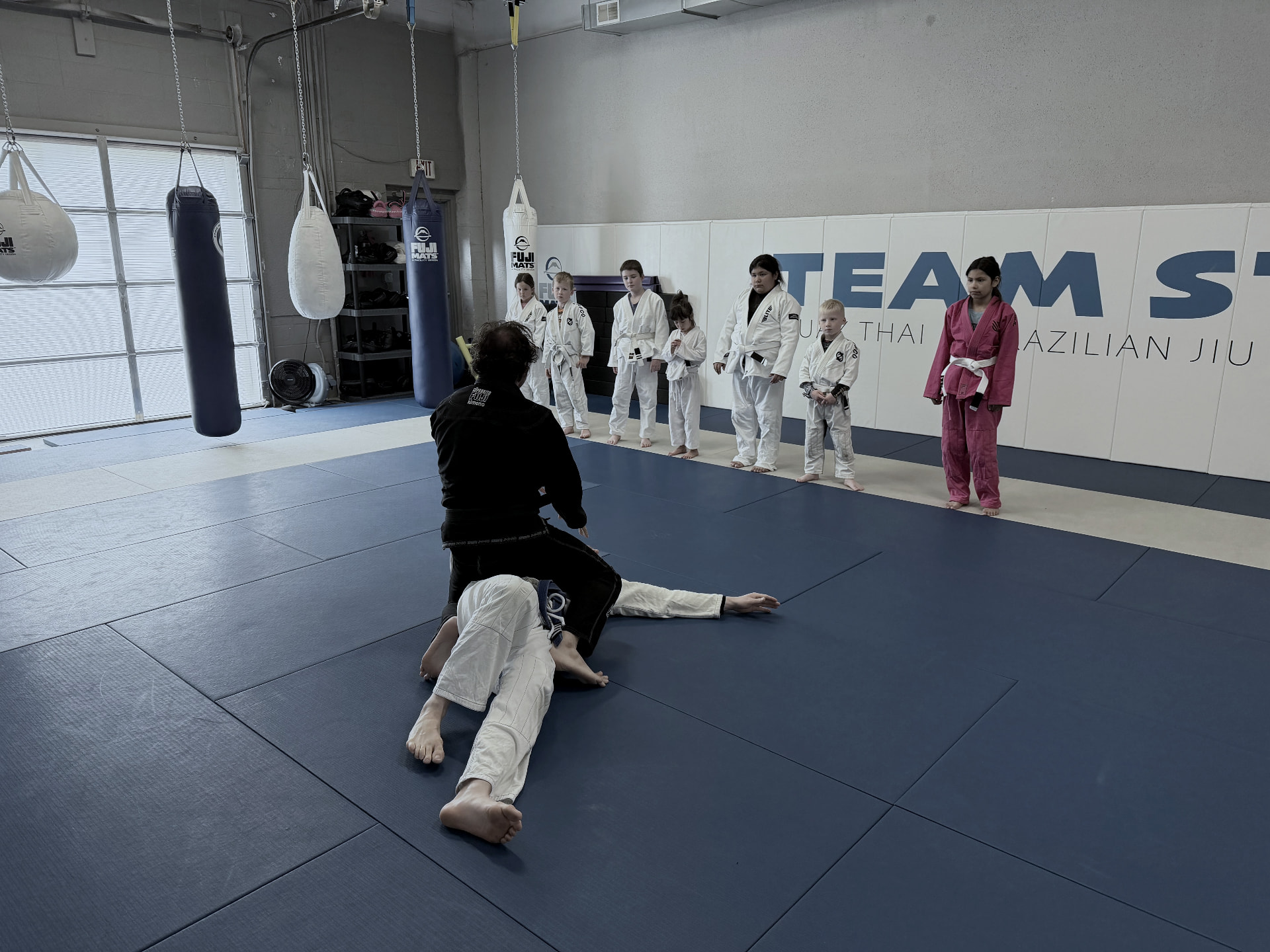Kids BJJ class at Stoic Martial Arts in Chanhassen, Minnesota